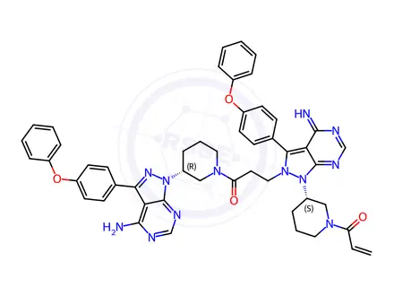 Chemical structure of Ibrutinib Impurity 342