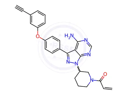 Chemical structure of Ibrutinib Impurity 410