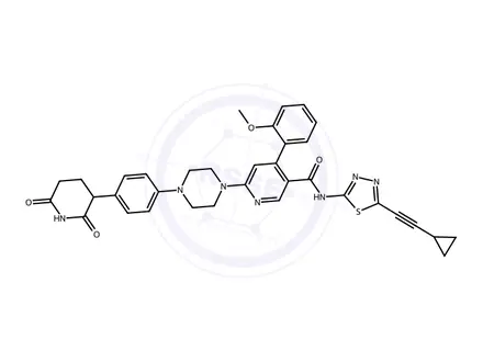 Chemical structure of Ibrutinib Impurity 350