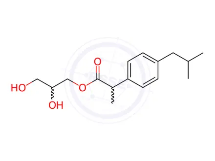 Chemical structure of Ibuprofen Impurity 13