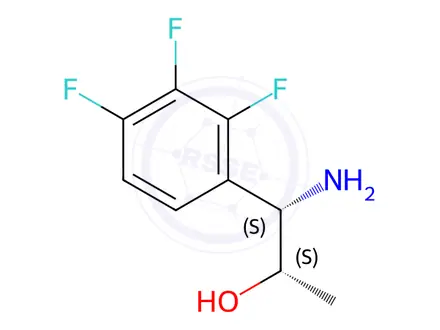 Chemical structure of (1S,2S)-1-AMINO-1-(2,3,4-TRIFLUOROPHENYL)PROPAN-2-OL