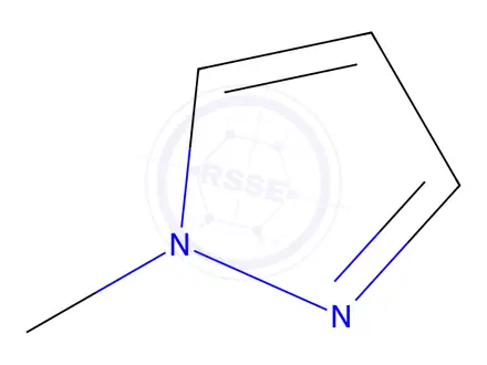 Chemical structure of 1-Methylpyrazole (BSC)