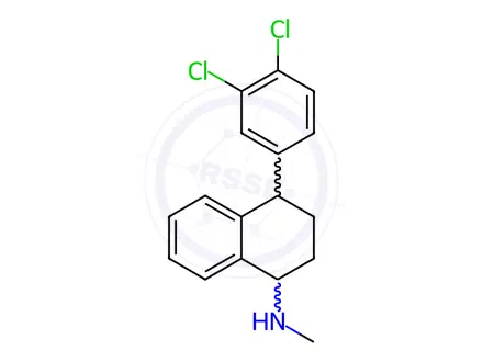 Chemical structure of Sertraline Impurity 84