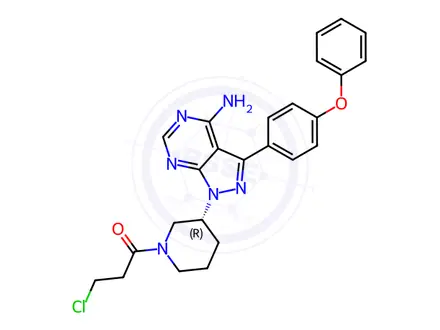 Chemical structure of Ibrutinib Impurity 512