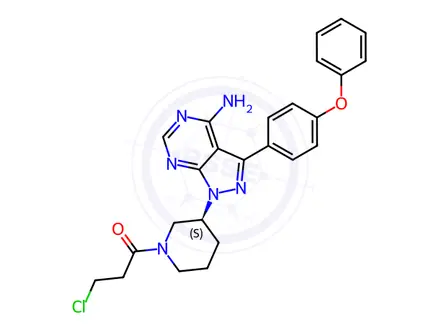 Chemical structure of Ibrutinib Impurity 231
