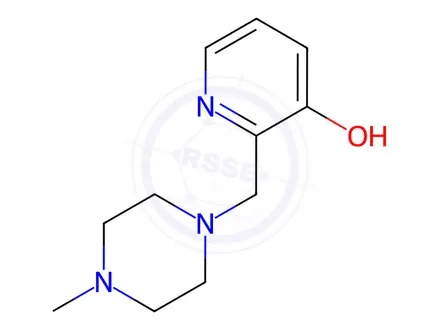 Chemical structure of 2-[(4-Methylpiperazin-1-yl)methyl]pyridin-3-ol