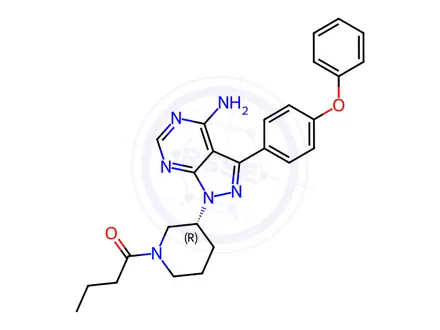 Chemical structure of Ibrutinib Impurity 234