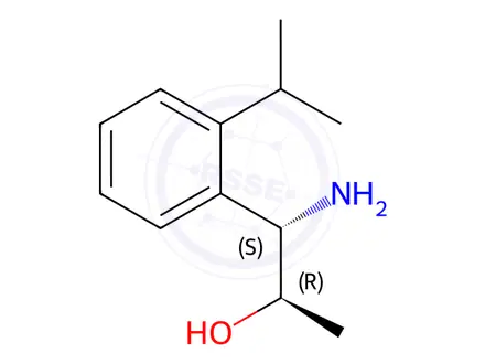 Chemical structure of (1S,2R)-1-AMINO-1-[2-(METHYLETHYL)PHENYL]PROPAN-2-OL