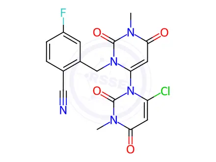Chemical structure of Trelagliptin Impurity 189