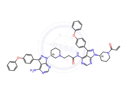 Chemical structure of Ibrutinib Impurity 244