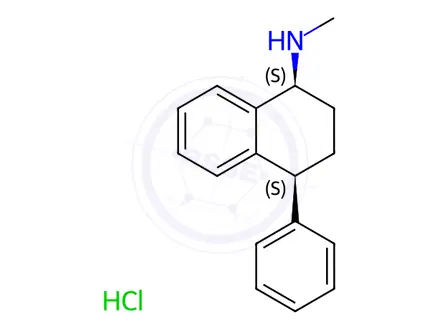 Chemical structure of Sertraline EP Impurity B HCl