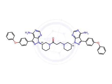Chemical structure of Ibrutinib Impurity 322