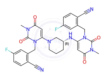 Chemical structure of Trelagliptin Impurity I
