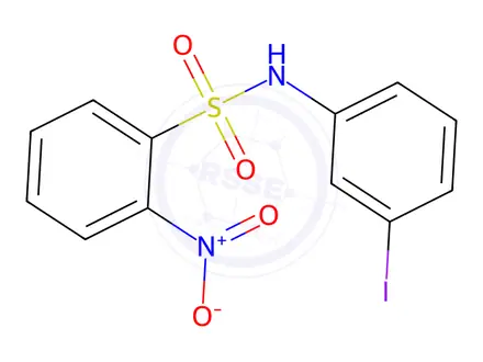 Chemical structure of N-(3-Iodophenyl)-2-nitrobenzenesulfonamide