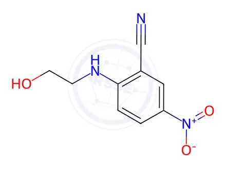 Chemical structure of N-(2-Hydroxyethyl)-2-cyano-4-nitroaniline