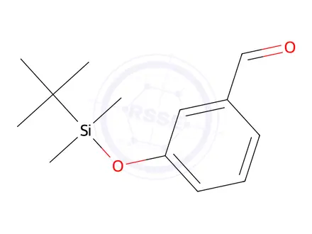 Chemical structure of 3-tert-Butyldimethylsilyloxybenzaldehyde