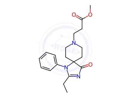 Chemical structure of Remifentanil Impurity 7 Monomer (Remifentanil EP Impurity L)