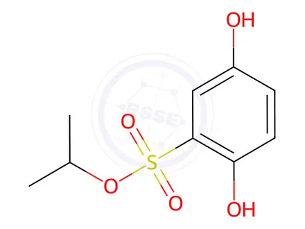 Chemical structure of isopropyl 2,5-dihydroxybenzenesulfonate