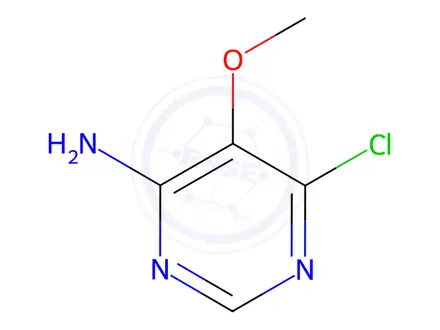 Chemical structure of 4-Amino-6-chloro-5-methoxypyrimidine
