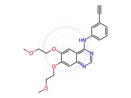 Chemical structure of Erlotinib