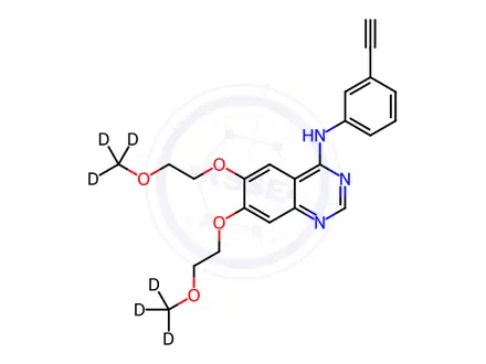 Chemical structure of Erlotinib D6