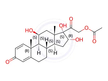 Chemical structure of Budesonide Impurity 189