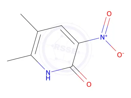 Chemical structure of 5,6-dimethyl-3-nitro-1,2-dihydropyridin-2-one