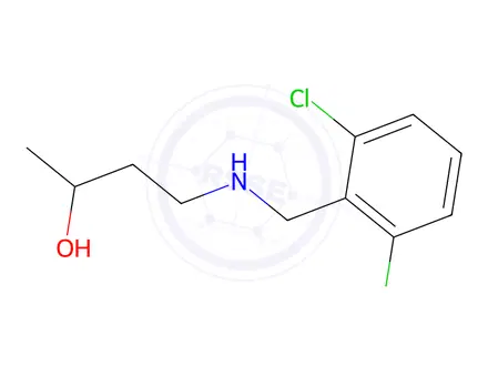 Chemical structure of 4-((2,6-Dichlorobenzyl)amino)butan-2-ol