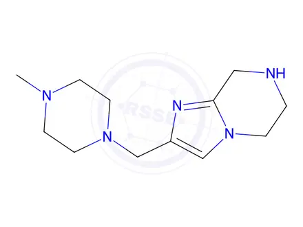 Chemical structure of 2-((4-Methylpiperazin-1-yl)methyl)-5,6,7,8-tetrahydroimidazo[1,2-a]pyrazine