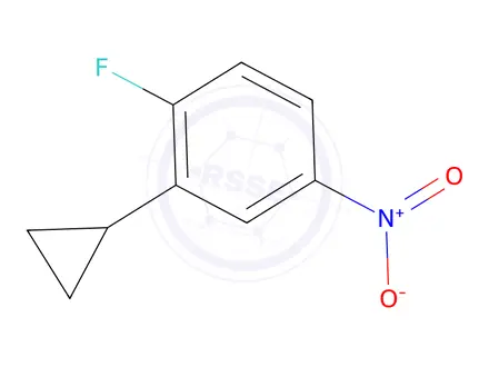 Chemical structure of 2-Cyclopropyl-1-fluoro-4-nitrobenzene