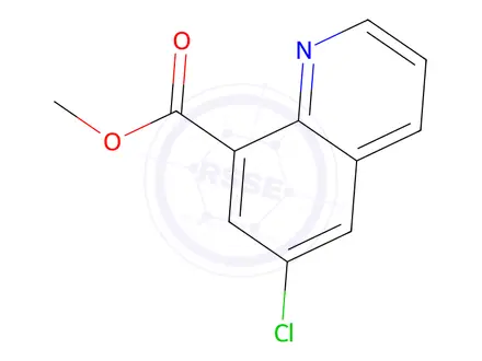 Chemical structure of Methyl 6-chloroquinoline-8-carboxylate