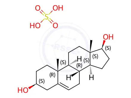 Chemical structure of Androstenediol Sulfate