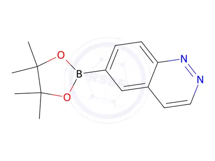 Chemical structure of 6-(4,4,5,5-Tetramethyl-1,3,2-dioxaborolan-2-yl)cinnoline