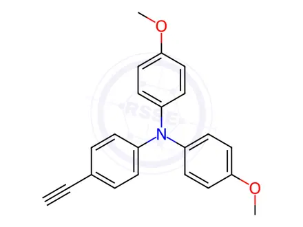 Chemical structure of 4-Ethynyl-N,N-bis(4-methoxyphenyl)aniline