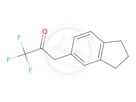 Chemical structure of 3-(2,3-Dihydro-1h-inden-5-yl)-1,1,1-trifluoropropan-2-one