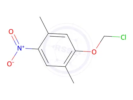Chemical structure of 1-(Chloromethoxy)-2,5-dimethyl-4-nitrobenzene