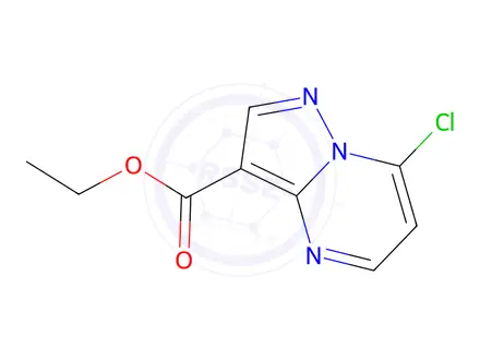 Chemical structure of Ethyl 7-Chloropyrazolo[1,5-A]pyrimidine-3-carboxylate