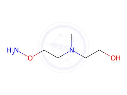 Chemical structure of Ethanol, 2-[[2-(aminooxy)ethyl]methylamino]-(9CI)