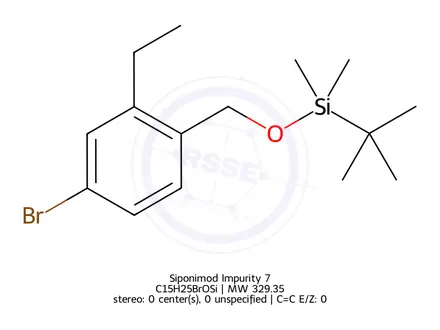 Chemical structure of Siponimod Impurity 113