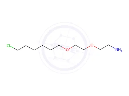 Chemical structure of NH2-PEG2-C6-Cl