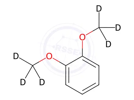 Chemical structure of Catechol Dimethylether-d6