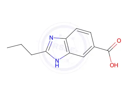Chemical structure of 2-Propyl-1H-benzo[d]imidazole-5-carboxylic acid