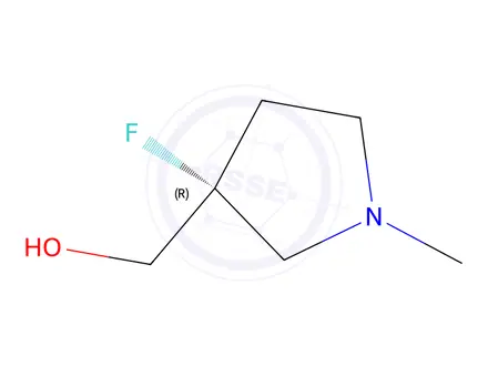 Chemical structure of (R)-(3-Fluoro-1-methylpyrrolidin-3-yl)methanol