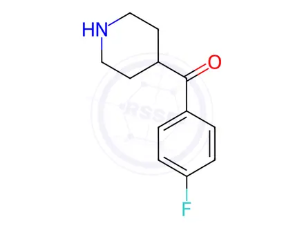 Chemical structure of 4-(4-Fluorobenzoyl)piperidine