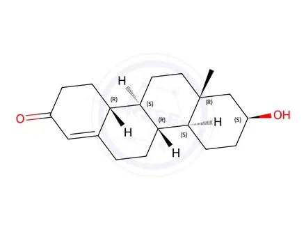 Chemical structure of 17β-Hydroxy-D-homoestr-4-en-3-one