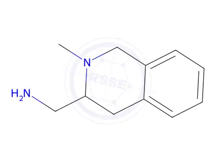 Chemical structure of (2-Methyl-1,2,3,4-tetrahydroisoquinolin-3-yl)methanamine