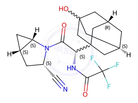 Chemical structure of Saxagliptin Impurity 160