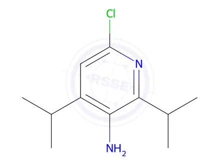 Chemical structure of 6-Chloro-2,4-diisopropylpyridin-3-amine