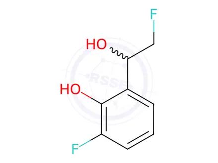 Chemical structure of 3-Fluoro-α-(fluoromethyl)-2-hydroxybenzenemethanol