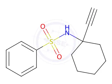 Chemical structure of N-(1-Ethynylcyclohexyl)benzenesulfonamide